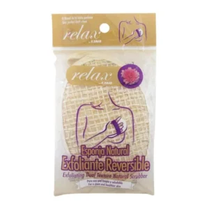 ESPONJA EXFOLIANTE DOBLE TEXTURA RELAX C/1