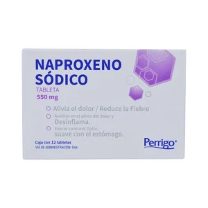 NAPROXENO TAB 550MG C/12