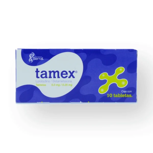 TAMEX TAB 250MG 5MG C/10