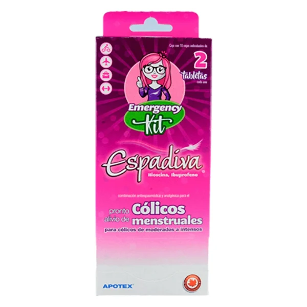 ESPADIVA EMERGENCY KIT TAB 10CAJAS  C/2