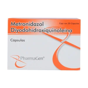 METRONIDAZOL DIYODOHIDROXIQUINOL CAPS 200MG 400MG  C/30