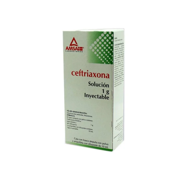 CEFTRIAXONA IV SOL INY 1G  C/1 AMP