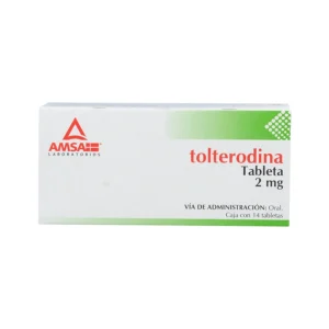 TOLTERODINA TABS 2MG C/14