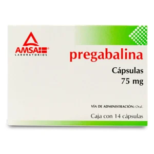 PREGABALINA CAP  75MG C/14