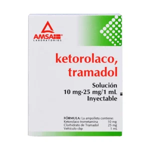 KETOROLACO TRAMADOL SOL INY 10MG 25MG C/3