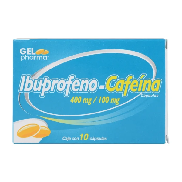 IBUPROFENO CAFEINA CAP 100MG 400MG C/10