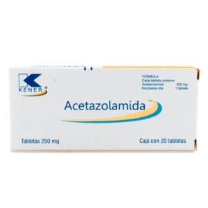 ACETAZOLAMIDA TAB 250MG C/20