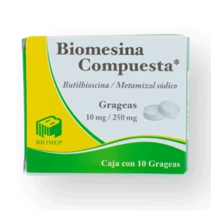BIOMESINA COMPUESTA GRAG 10MG 250MG C/10