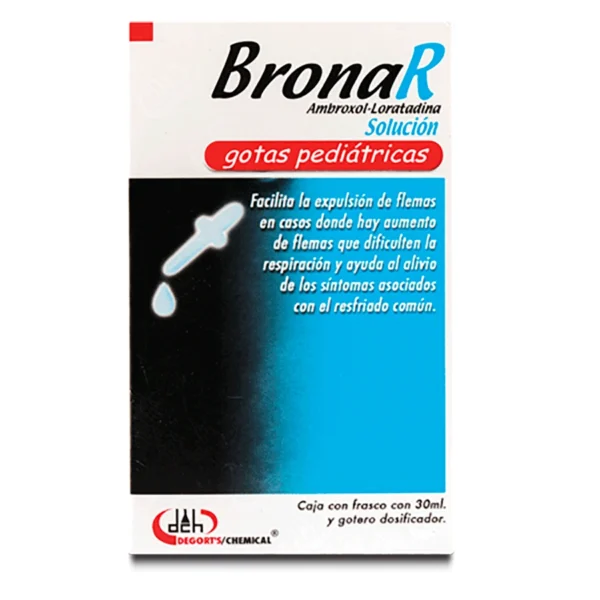 BRONAR GOT PED 600MG 100MG C/30ML