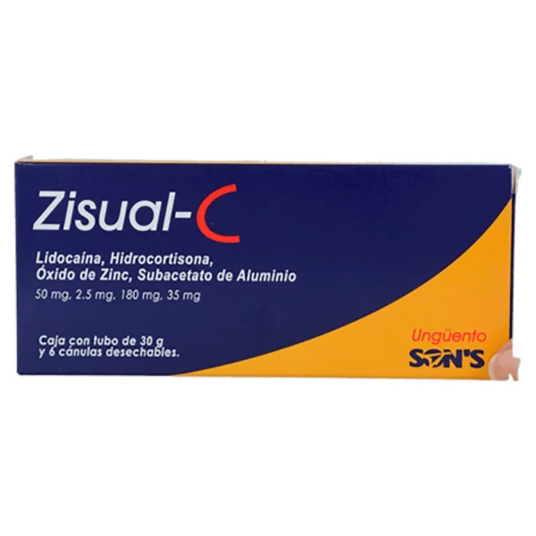 ZISUAL C UNG 250MG 5MG 18MG 3.5MG C/30G