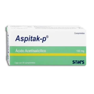 ASPITAK P COM 100MG C/30