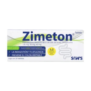 ZIMETON TAB 50MG 40MG 130MG  C/20
