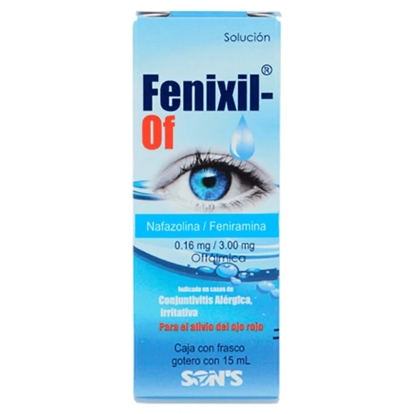 FENIXIL-OF SOL OFT 3MG 160MG C/15ML