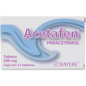 ACETAFEN TAB 500MG C/12