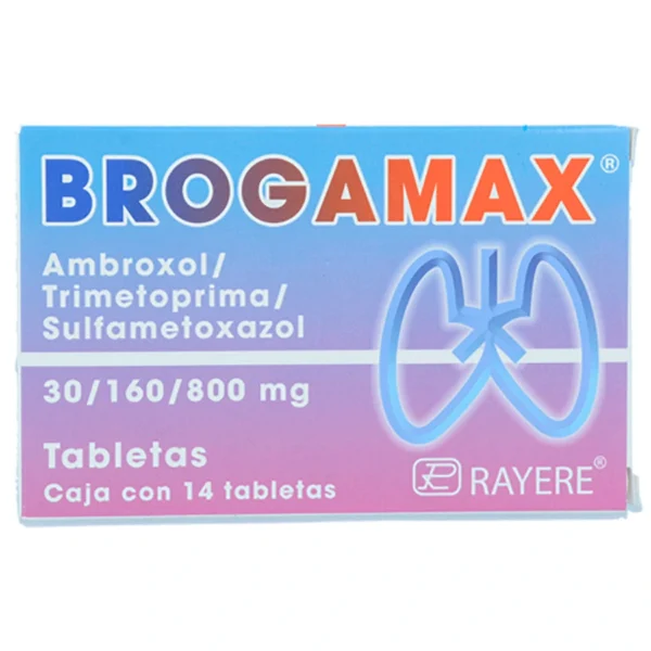 BROGAMAX TAB 30MG 800MG 160MG C/14