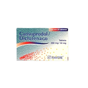 CARISOPRODOL DICLOFENACO TAB 200MG 50MG C/20