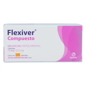 FLEXIVER COMPUESTO CAP 15MG 215MG C/20