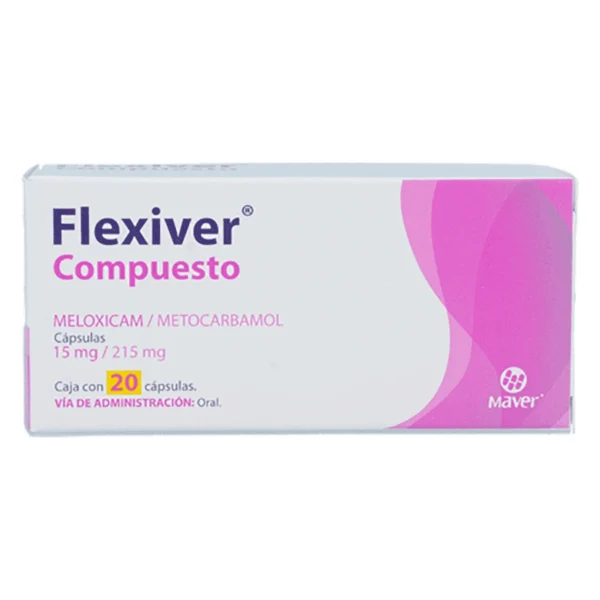 FLEXIVER COMPUESTO CAP 15MG 215MG C/20
