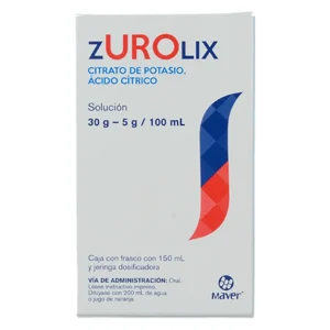 ZUROLIX SOL  30MG 5MG 100ML C/150ML