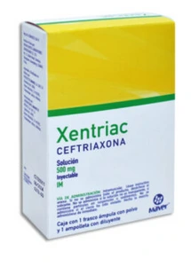 XENTRIAC SOL INY 500MG C/1
