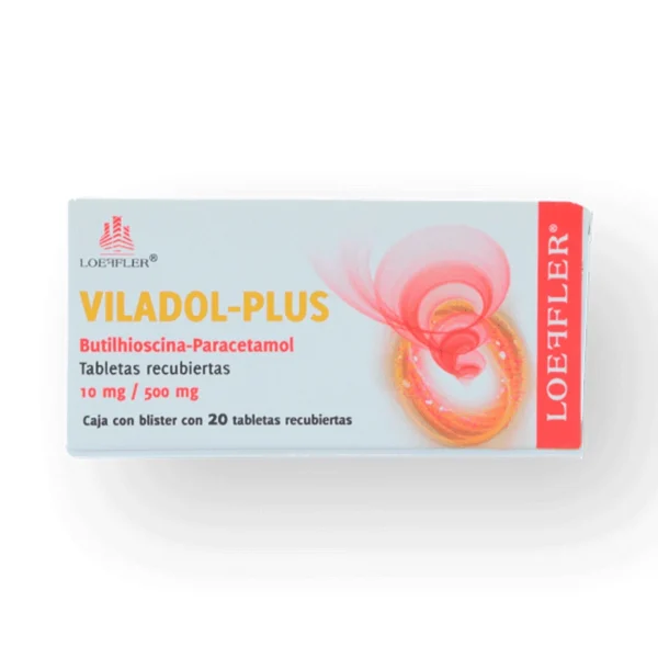 VILADOL PLUS TAB 10MG 500MG  C/20