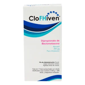 CLOFHIVEN SOL INALADOR  250MG C/200DISP