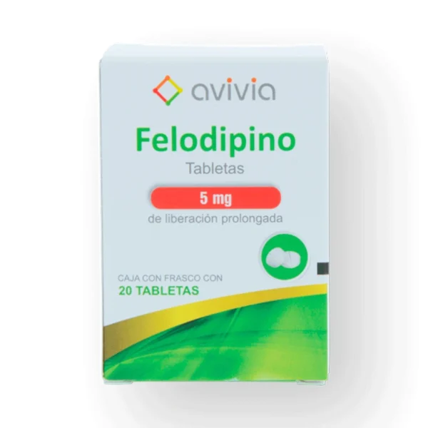 FELODIPINO  TAB 5MG C/20