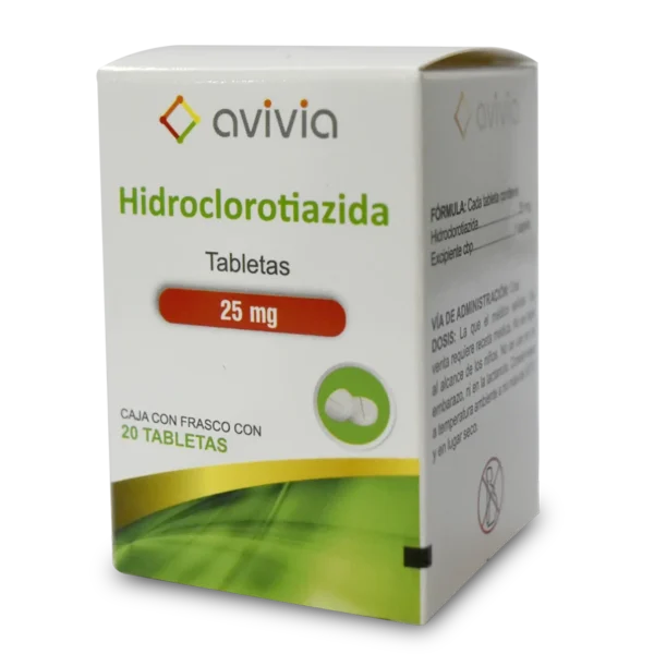 HIDROCLOROTIAZIDA  TAB 25MG C/20