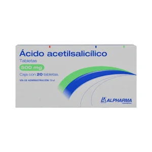 ACIDO ACETILSALICILICO 500MG C20 TABS