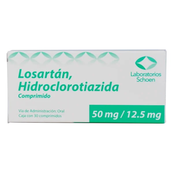 LOSARTAN HIDROCLOROTIAZIDA COMP  50MG 12.5MG  C/30