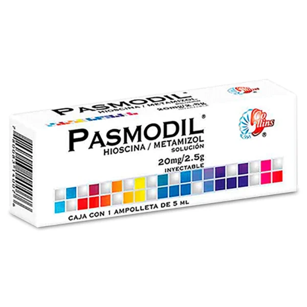 PASMODIL SOL INY 20MG 2.5MG C/1AMP