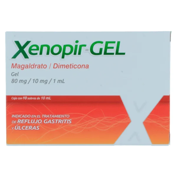 XENOPIR-GEL SUSP 80MG 10ML C/10SOB
