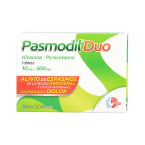 PASMODIL DUO TAB 10MG 500MG C/24
