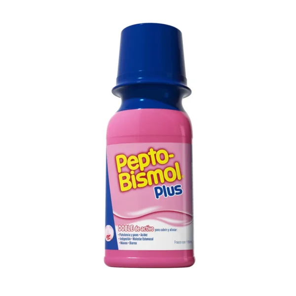 PEPTO-BISMOL PLUS SUSP 525MG 15 ML C/118 ML