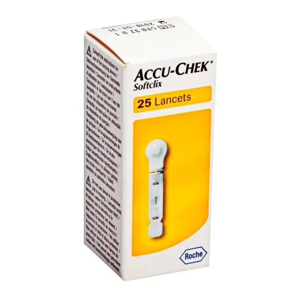 ACCU CHEK LANCETAS SOFTCLIX C/25