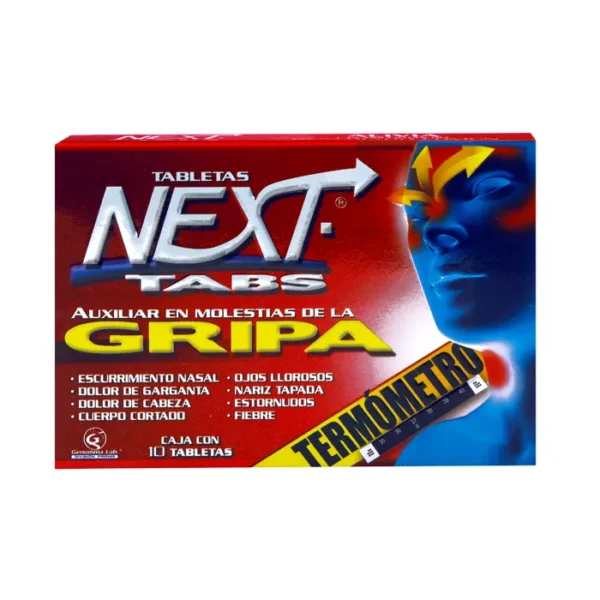 NEXT TAB 500MG 25MG 5MG 4MG C/10
