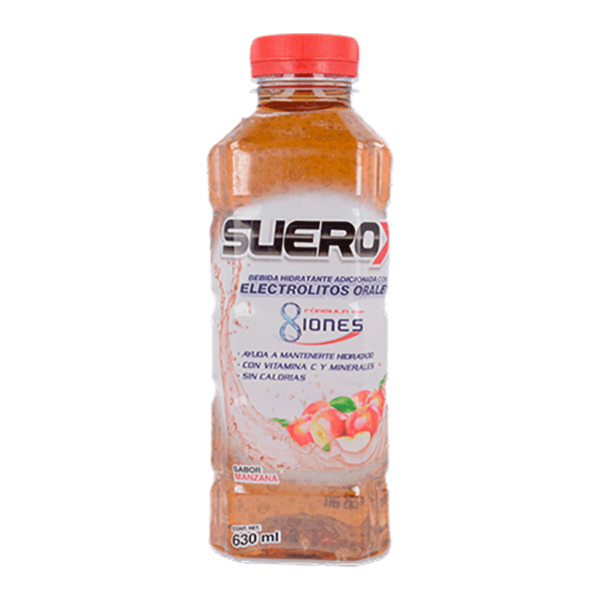 SUEROX 8IONES MANZANA 630ML