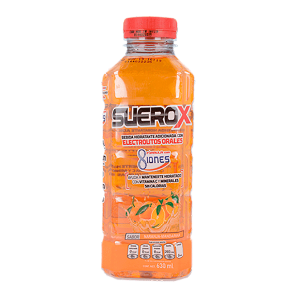 SUEROX 8IONES NARANJA/MANDARINA 630ML