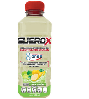 SUEROX 8IONES LIMA/LIMON 630ML