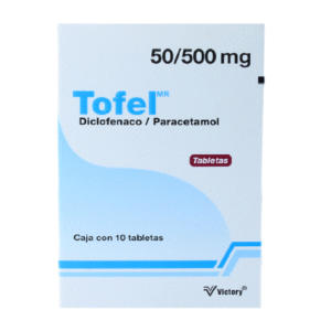 TOFEL 50/500MG TAB C/10