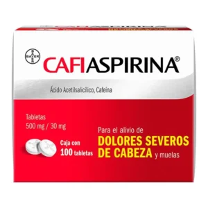 CAFIASPIRINA TAB 500MG 30MG C/100