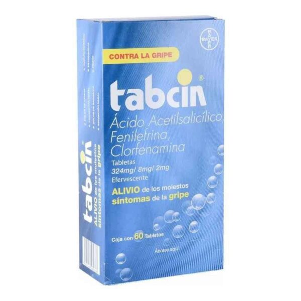 TABCIN TAB EFERV 324MG 8MG  C/60