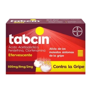 TABCIN ROJO TAB EFERV 500MG 8MG 2MG C/12