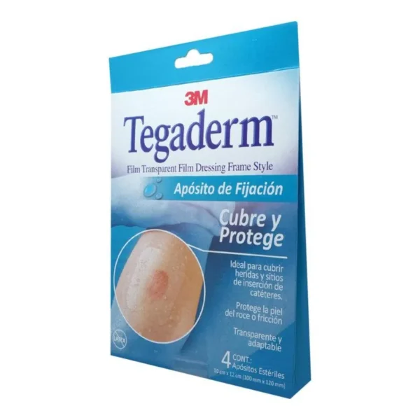 TEGADERM APOSITO 10CMx12CM C/4 PZAS