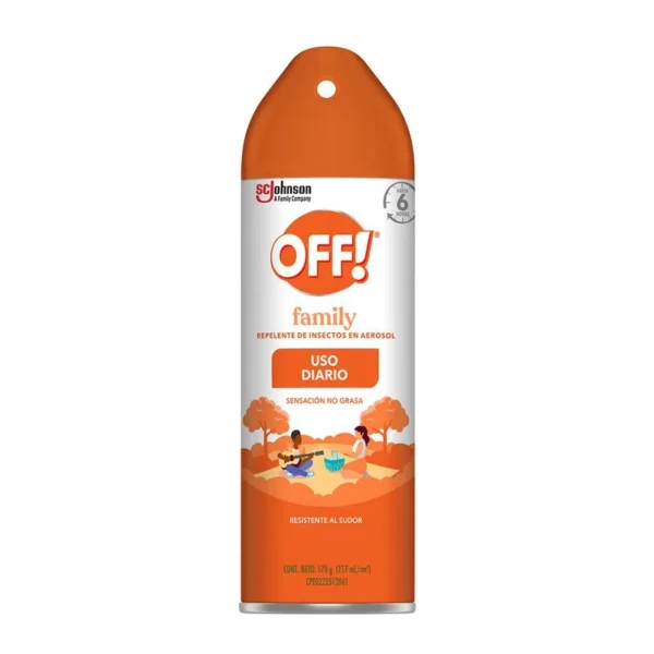 OFF REPELENTE EN AEROSOL C/170ML