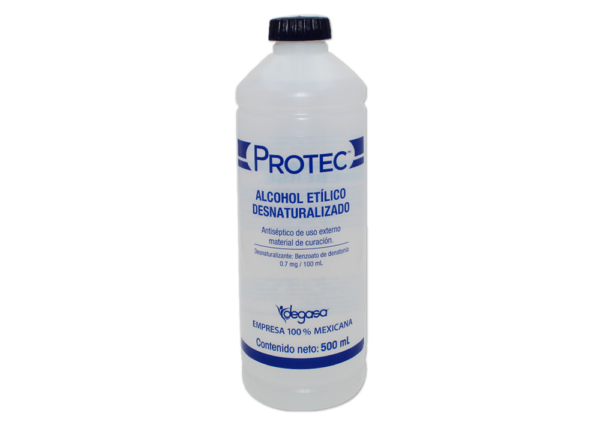 ALCOHOL DESNATURALIZADO PROTEC C/500ML