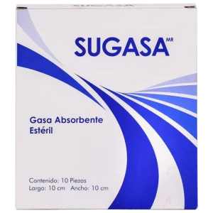 GASA ABSORBENTE ESTERIL 10X10CM CAJA C/10PZS