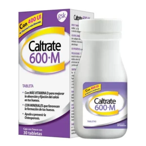CALTRATE 600+M TAB 400UI  C/30
