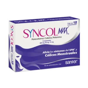 SYNCOL-MAX CPR 650MG 60MG 15MG C/12