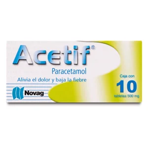 ACETIF TAB 500MG C/10